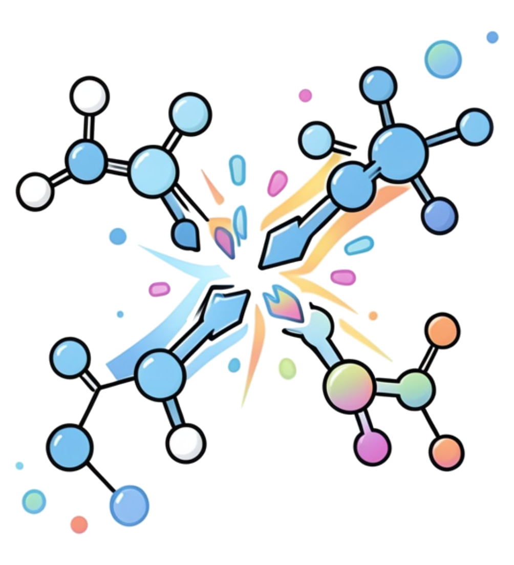 Molecular structures representing the AJD molecular manipulation research theme